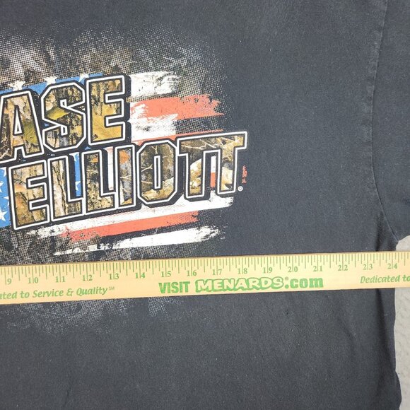 Chase Elliott #9 NASCAR Camo Graphic Shirt Hendrick Motorsports Black Men's 2XL - Picture 7 of 11